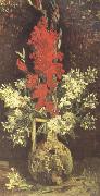 Vincent Van Gogh Vase wtih Gladioli and Carnations (nn04) Germany oil painting artist